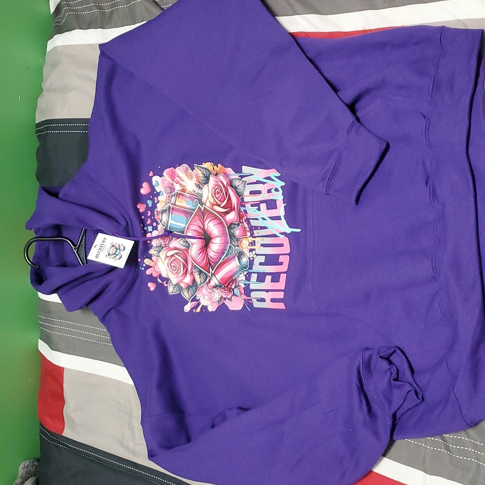 Recovery Rich Lips, make up Rose vibes purple